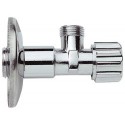 Кран угловой Remer 1/2"- 1/2" RR117