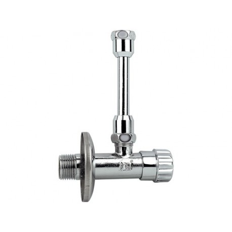 Кран угловой Remer 1/2"- 3/8" RR188 для сливного бачка