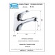 Смеситель для раковины Remer RR K11L Серия Kiss
