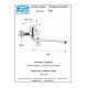 Смеситель для ванны Remer RR K46 Серия Kiss