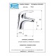 Смеситель для раковины Remer RR T11 Серия Ten