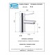 Смеситель для раковины Remer RR N11 2 Серия Minimal
