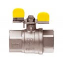 Газовый кран шаровой Remer 1" RR409FF  гг бабоч