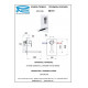 Смеситель для раковины Remer RR QD14 настенный Серия Q-Design