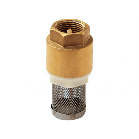 Обратный клапан 1/2" с фильтром, латунный сердечник Remer RR381