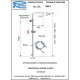 Стойка стационарного душа Remer RR 330A с дивертером