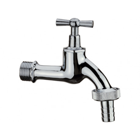 Кран водоразборный Remer 3/4" с переходником для шланга RR200T