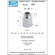 Удлинитель Remer RR502P 1/2" 25мм хром