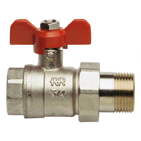 Кран шаровой с американкой Remer 3/4" RR 366