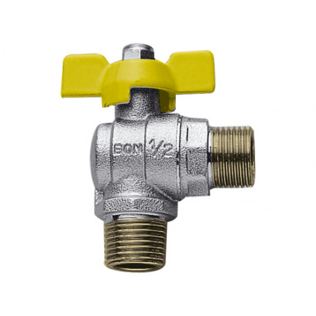 Газовый кран шаровой Remer 1/2" RR399MM  шш бабочка