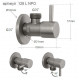 Кран угловой Remer 1/2"- 1/2" RR128L NPO