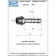 Штуцер Remer RR531 хром 1/2"ш- 14 мм