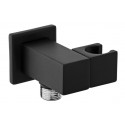 Кронштейн для душевой лейки Remer RR 337S NO чёрный матовый