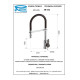 Смеситель для мойки Remer RR SR542 Серия Kitchen