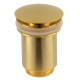 Донный клапан Remer RR904CC BG матовое золото click-clack 1,1/4"