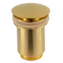 Донный клапан Remer RR904CC BG матовое золото click-clack 1,1/4"
