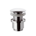 Донный клапан Remer RR904CC2 VO бронза click-clack 1,1/4" с переливом.