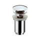 Донный клапан Remer RR905CC BO белый click-clack 1,1/4" с переливом.
