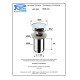 Донный клапан Remer RR905CC BO белый click-clack 1,1/4" с переливом.